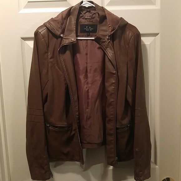 L.A. Coalition Jackets & Coats Beautiful Brown Faux Leather Jacket